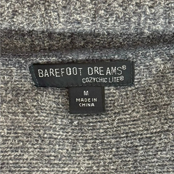 Barefoot Dreams | CozyChic Lite Circle Cardigan Pockets Bamboo Pacific Blue - Picture 8 of 10